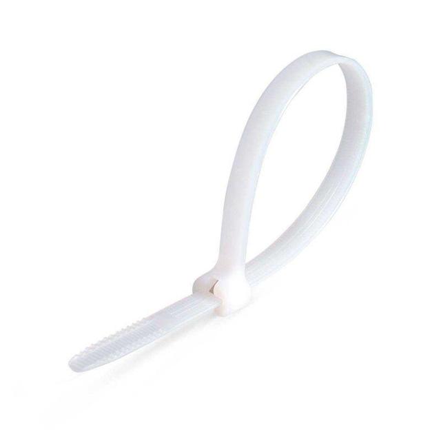 Хомут кабельный КСЗ 8х400 нейл. бел. (уп.100шт) Fortisflex 74110