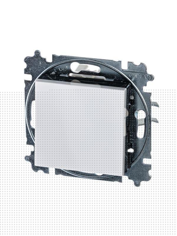 Переключатель 1-кл. СП Levit IP20 бел./дым. черн. ABB 2CHH590645A6062