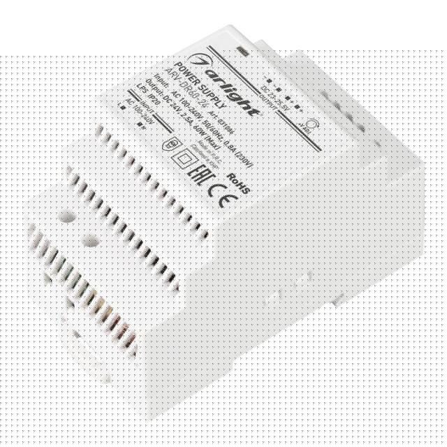 Блок питания ARV-DR60-24 24В 2.5А 60Вт IP20 DIN-рейка Arlight 031086