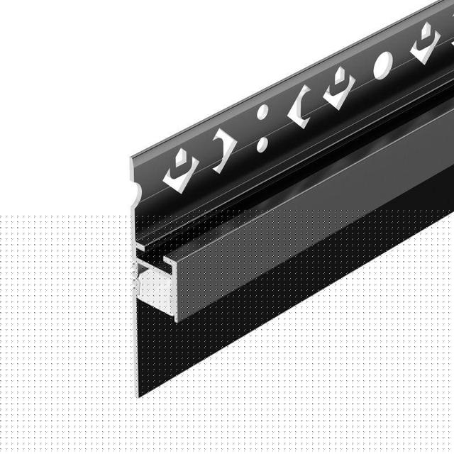 Профиль ARH-PLINTUS-FANTOM-2000 BLACK 2м алюминий Arlight 038550