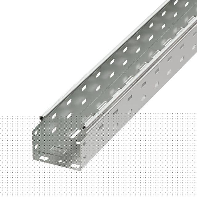 Лоток листовой перфорированный 100х80 L2000 сталь 0.7мм гор. оцинк. DKC 35312HDZ