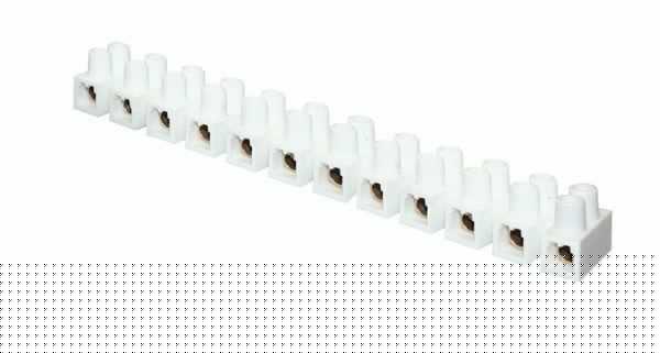 Колодка клеммная 10кв.мм 10А полистирол бел. (уп.10шт) PROxima EKF plc-KK-10-10-ps-w