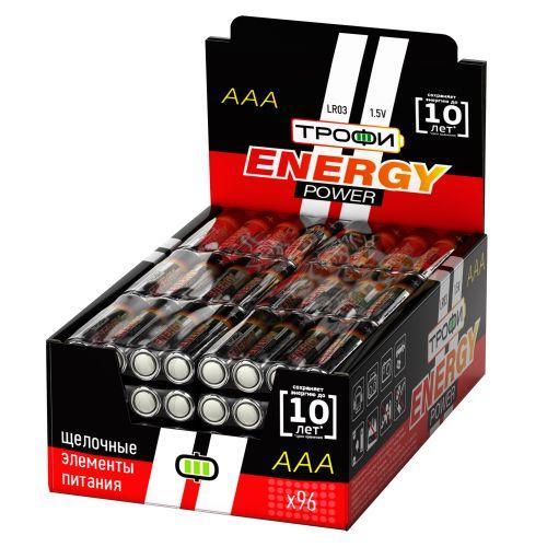 Элемент питания алкалиновый AAA/LR03 LR03-4S promo-box (уп.4шт) Трофи Б0017349
