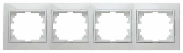 Рамка 4-м СП Plano 1-504-01 гор. бел. Intro Б0027629