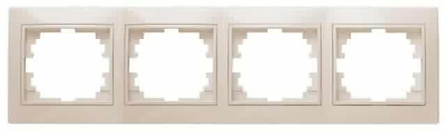 Рамка 4-м СП Plano 1-504-02 гор. сл. кость Intro Б0027630