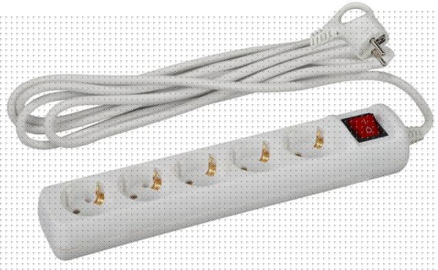 Удлинитель 5х5м с заземл. 16А IP20 U-5es-5m-3х1 ПВС 3х1 с выкл. Эра Б0028383