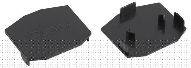 Заглушка торцевая TRM-PC20-EC-B для встраив. в натяжной потолок магнитн. шинопровода TRM-PC20 NOVA 48В Эра Б0054791
