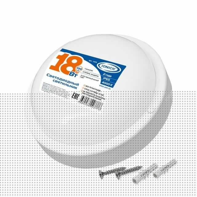 Светильник светодиодный ILED-SMD2835-СПП-18-1440-220-4-IP65-R ЖКХ IONICH 1470