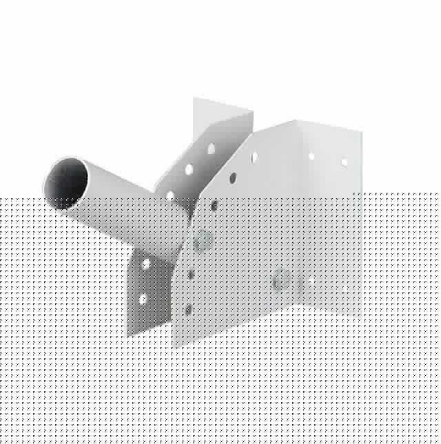 Держатель на стену для PSL D60х1.5-WH бел. JazzWay 5017443