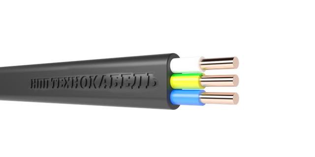 Кабель ППГ-Пнг(А)-HF 3х2.5 ОК (N PE) 0.66кВ (м) Технокабель 00-00148197