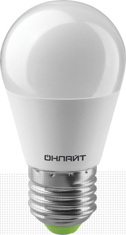 Лампа светодиодная 61 969 OLL-G45-10-230-4K-E27 10Вт ОНЛАЙТ 61969