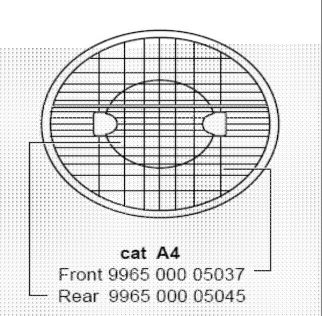 Аксессуар MVF403 FRONT REFLECTOR ASSY CAT A4 PHILIPS 996500005037