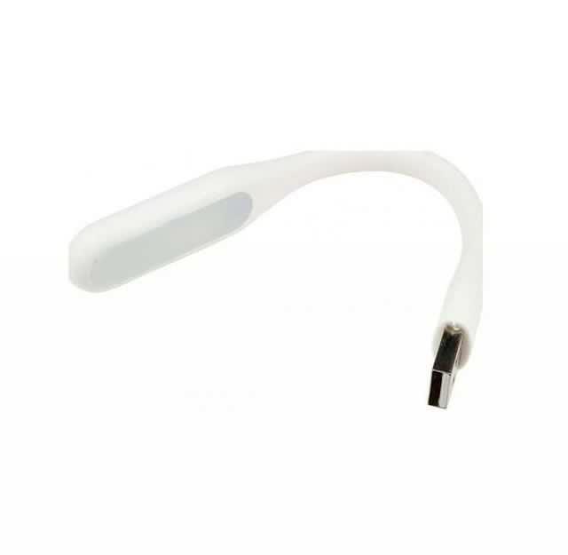 Фонарь-светильник переносной TLD-541 White 6LED прорезин. ЗУ USB картон бел. Uniel UL-00000253